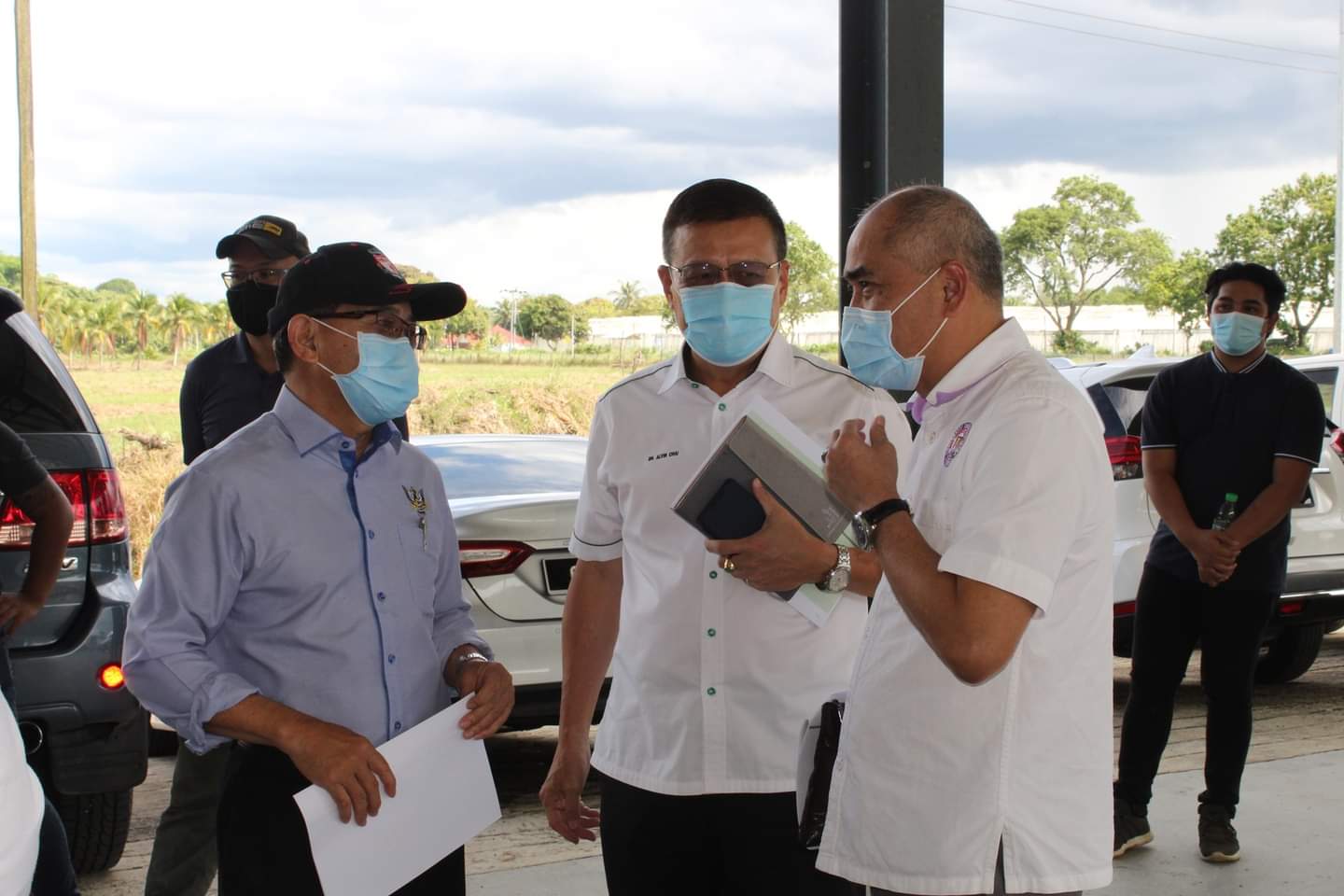 Lawatan kerja ke tapak Taman Pertanian Pintar Rampangi 2 oleh Setiausaha Tetap MANRED