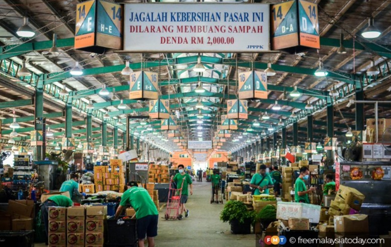 At Selayang market, it’s all about veggie might