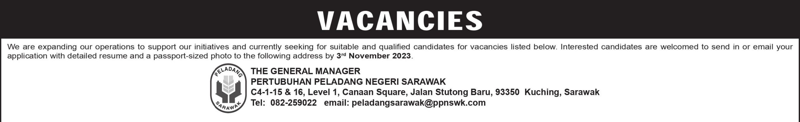 PPNS: Vacancies