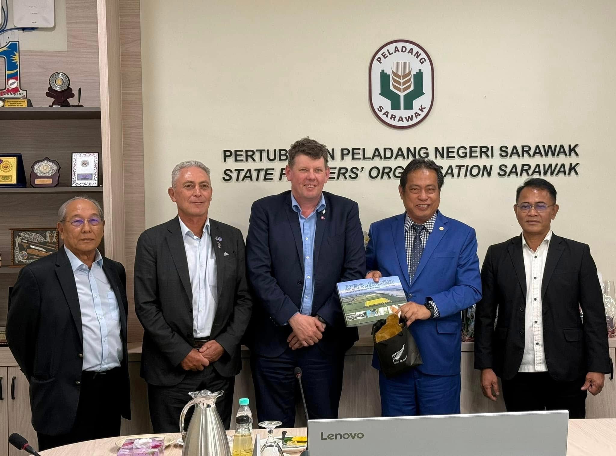 Courtesy Call to State Farmers’ Organization Sarawak by New Zealand’s Special Agricultural Trade Envoy (SATE)